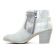 boots gris argent mode femme printemps été vue 3