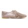 derbies beige doré mode femme printemps été vue 2