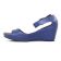nu-pieds compensés bleu mode femme printemps été vue 3