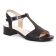 nu-pieds talon noir mode femme printemps été vue 1