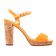 nu-pieds talon orange mode femme printemps été vue 2