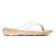 sandales blanc beige mode femme printemps été vue 2