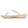 sandales blanc beige mode femme printemps été vue 3
