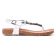 sandales blanc mode femme printemps été vue 2
