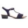 sandales bleu marine mode femme printemps été vue 2