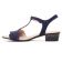 sandales bleu marine mode femme printemps été vue 3