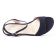 sandales compensées bleu marine mode femme printemps été vue 4