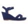 nu-pieds compensés bleu marine mode femme printemps été vue 2
