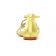 sandales jaune doré mode femme printemps été vue 7
