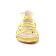 sandales jaune doré mode femme printemps été vue 6
