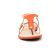sandales orange marron mode femme printemps été vue 6