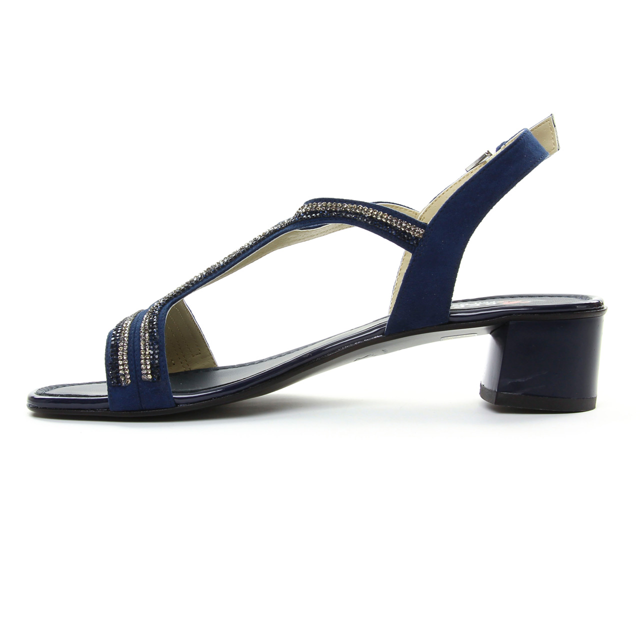 nu pieds bleu marine