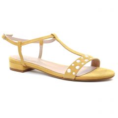 Chaussures femme été 2018 - sandales Scarlatine jaune