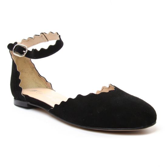 Ballerines Maria Jaen 6028 N Noir, vue principale de la chaussure femme