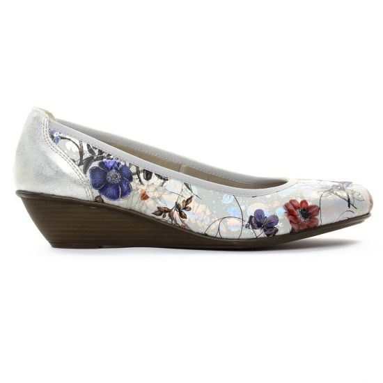 ballerines compensées multicolore mode femme printemps été - Photo Produit 2