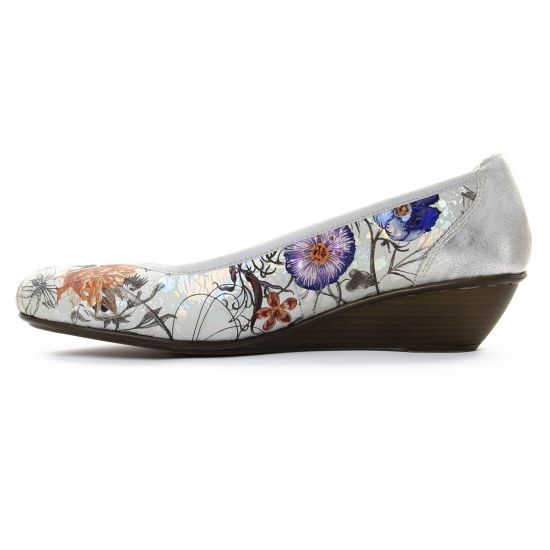 ballerines compensées multicolore mode femme printemps été - Photo Produit 3