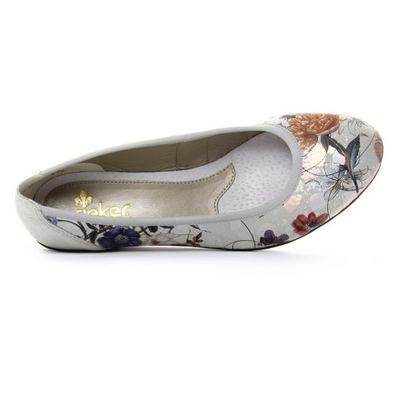 ballerines compensées multicolore mode femme printemps été - Photo Produit 4