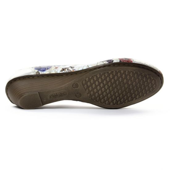 ballerines compensées multicolore mode femme printemps été - Photo Produit 5