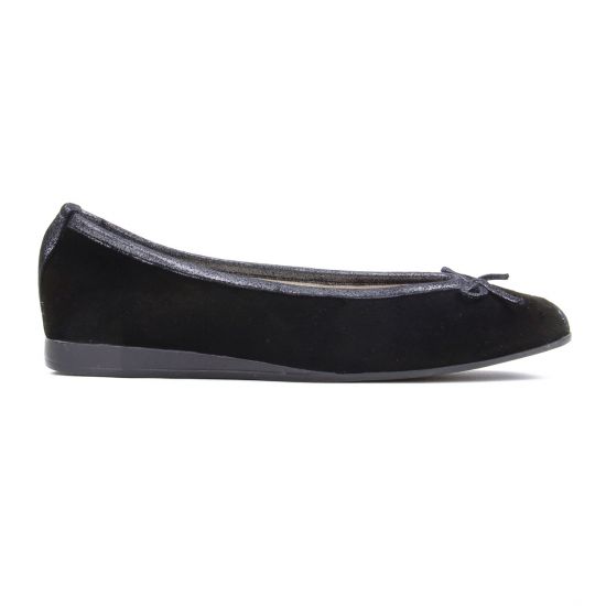 ballerines noir argent mode femme printemps été - Photo Produit 2