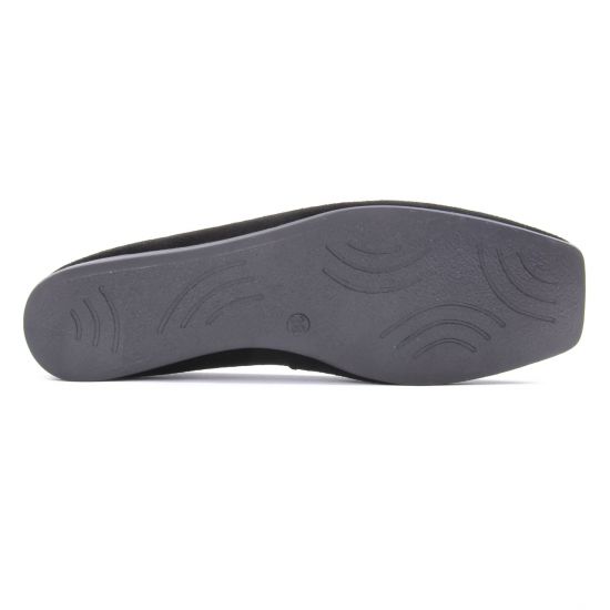 ballerines noir argent mode femme printemps été - Photo Produit 5