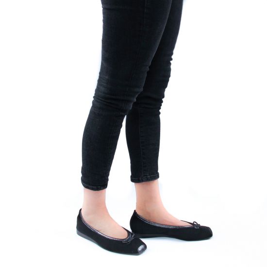 ballerines noir argent mode femme printemps été - Photo Produit 8