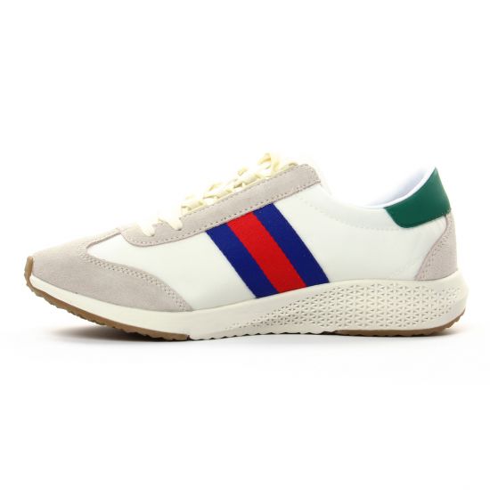 baskets mode blanc beige mode femme printemps été - Photo Produit 3