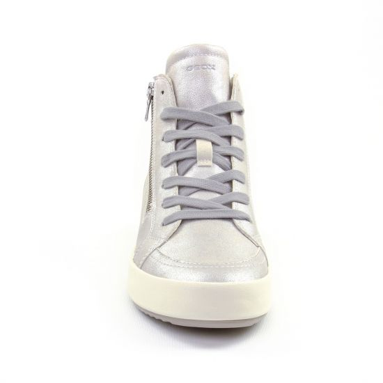 baskets mode gris argent mode femme printemps été - Photo Produit 6