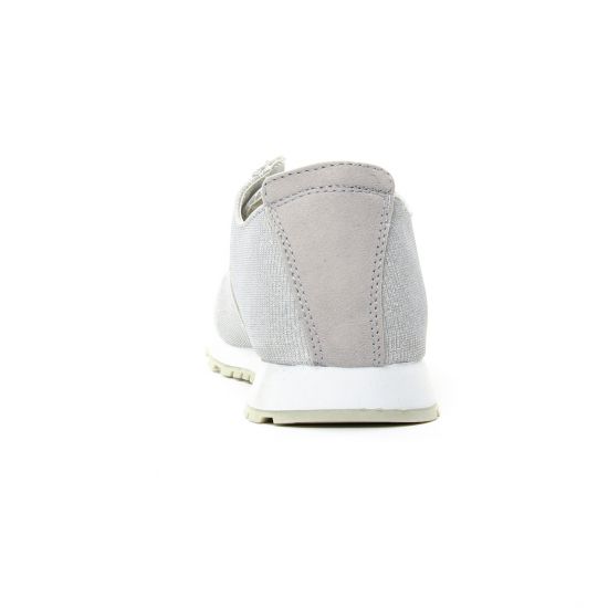 baskets mode gris argent mode femme printemps été - Photo Produit 7