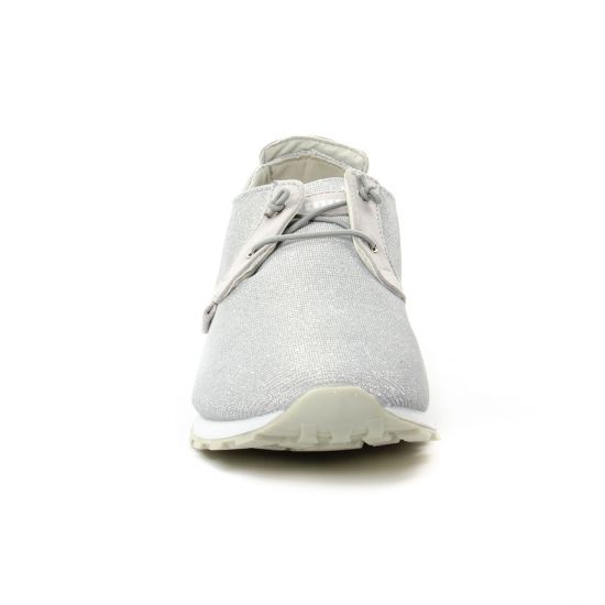 baskets mode gris argent mode femme printemps été - Photo Produit 6