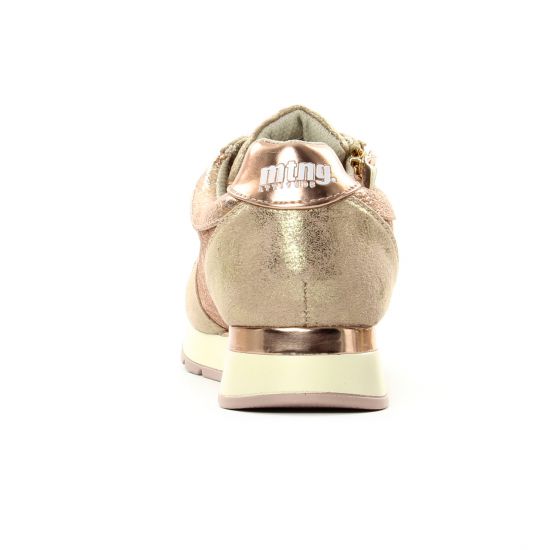 baskets mode rose doré mode femme printemps été - Photo Produit 7
