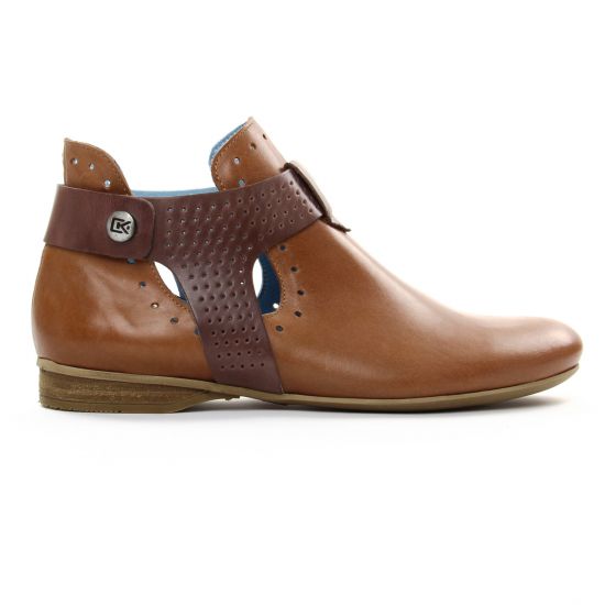 boots marron mode femme printemps été - Photo Produit 2