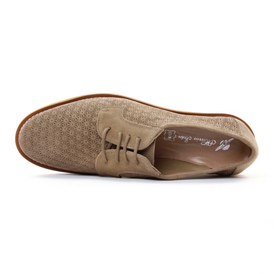 derbies beige mode femme printemps été - Photo Produit 4