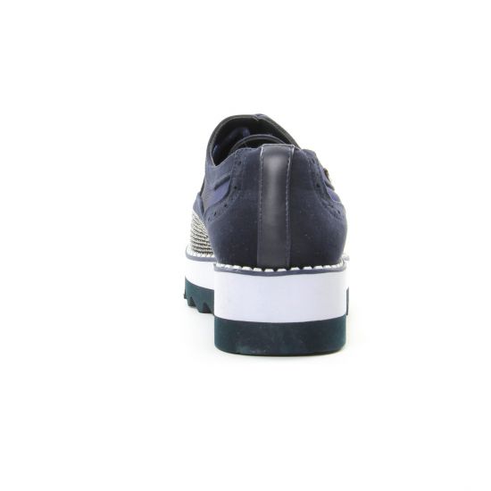derbys compensées bleu marine mode femme printemps été - Photo Produit 7