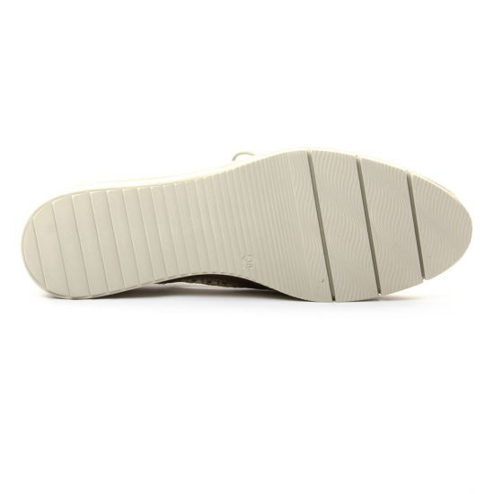 derbys compensées marron doré mode femme printemps été - Photo Produit 5