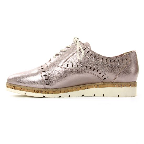 derbys compensées mauve mode femme printemps été - Photo Produit 3