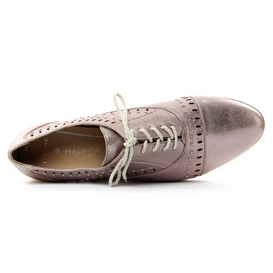 derbys compensées mauve mode femme printemps été - Photo Produit 4