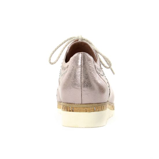 derbys compensées mauve mode femme printemps été - Photo Produit 7