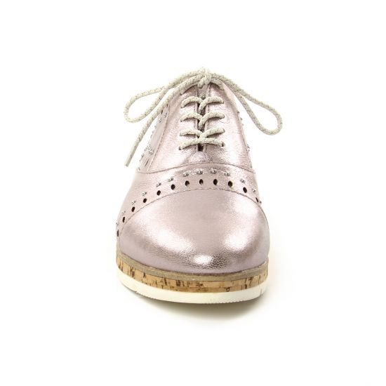 derbys compensées mauve mode femme printemps été - Photo Produit 6