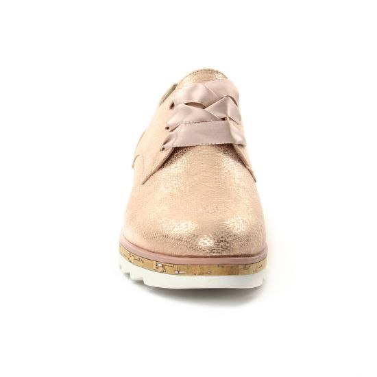 derbys compensées rose doré mode femme printemps été - Photo Produit 6