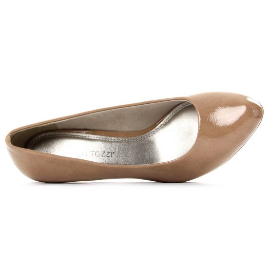 escarpins beige mode femme printemps été - Photo Produit 4