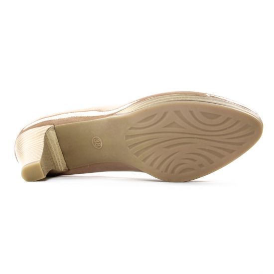escarpins beige mode femme printemps été - Photo Produit 5