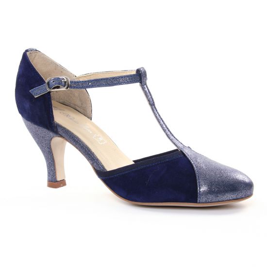 Escarpins Maria Jaen 6023 N Bleu Marine, vue principale de la chaussure femme