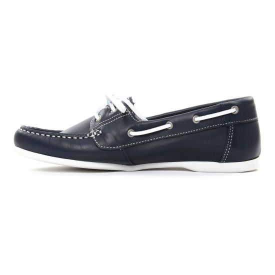 mocassins bleu marine mode femme printemps été - Photo Produit 3