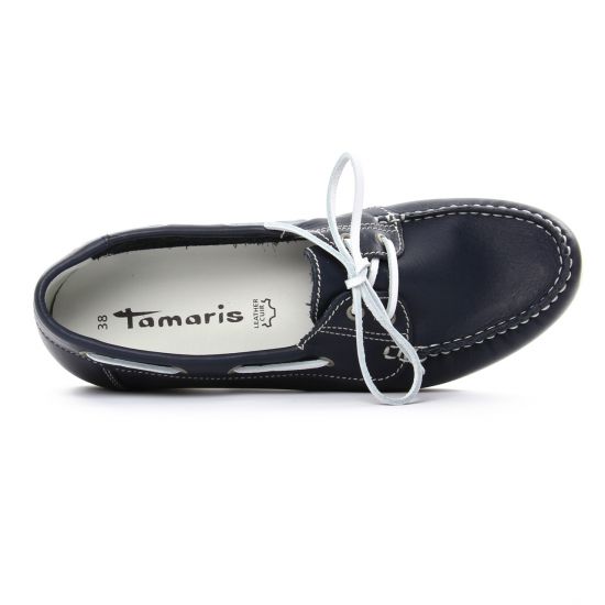 mocassins bleu marine mode femme printemps été - Photo Produit 4