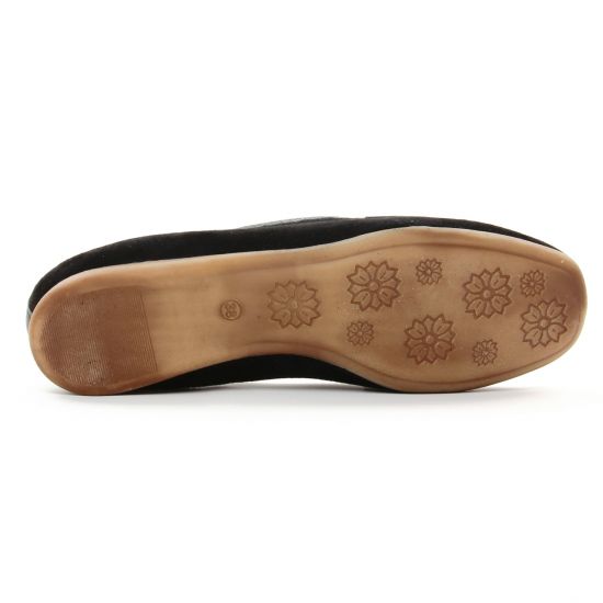 mocassins noir mode femme printemps été - Photo Produit 5
