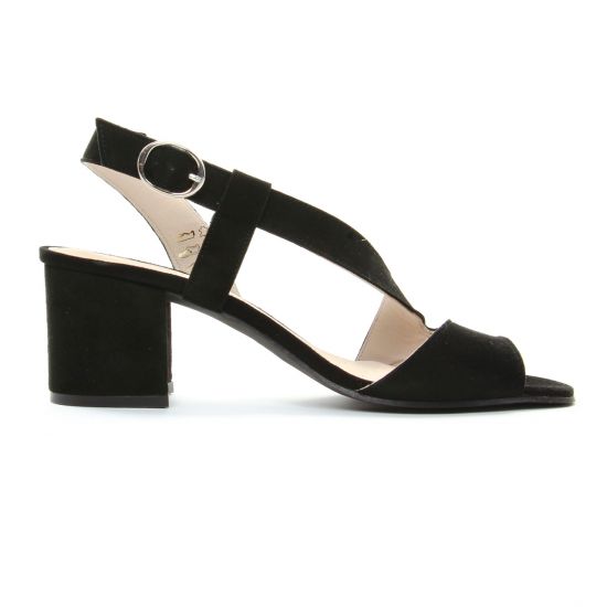 nu-pieds noir mode femme printemps été - Photo Produit 2