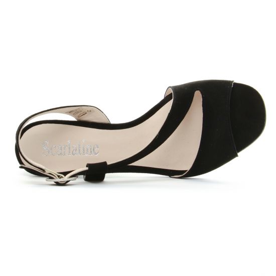 nu-pieds noir mode femme printemps été - Photo Produit 4