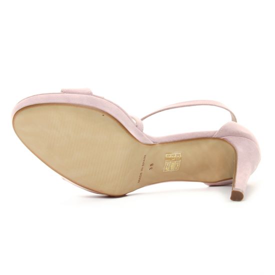 nu-pieds talons hauts rose mode femme printemps été - Photo Produit 5