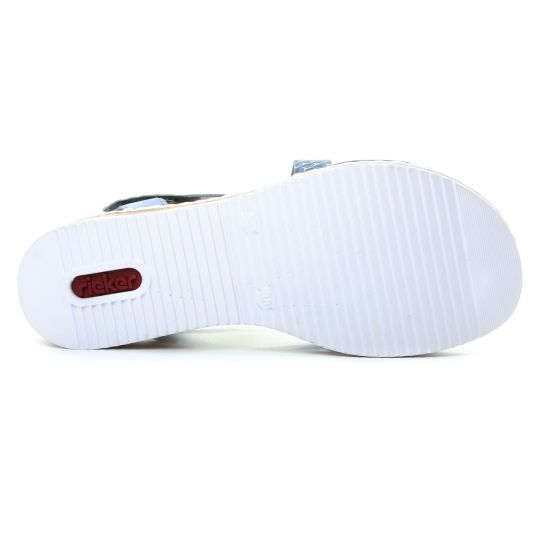 sandales bleu argent mode femme printemps été - Photo Produit 5