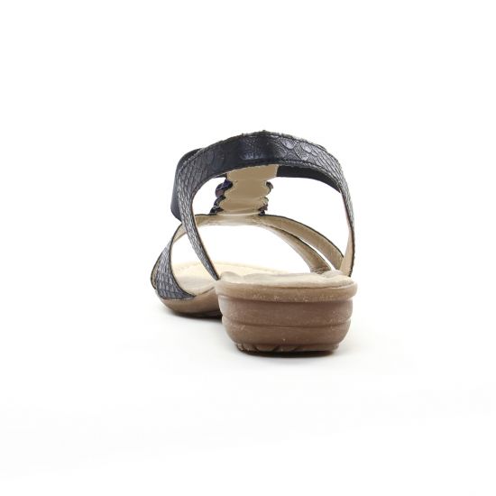 sandales bleu marine mode femme printemps été - Photo Produit 7